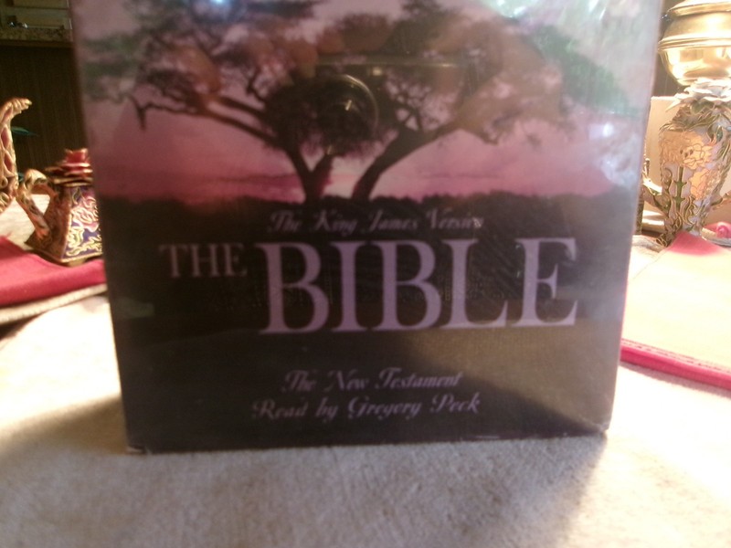 THE NEW TESTAMENT READ BY GREGORY PECK SOLD FOR 50 NEW
