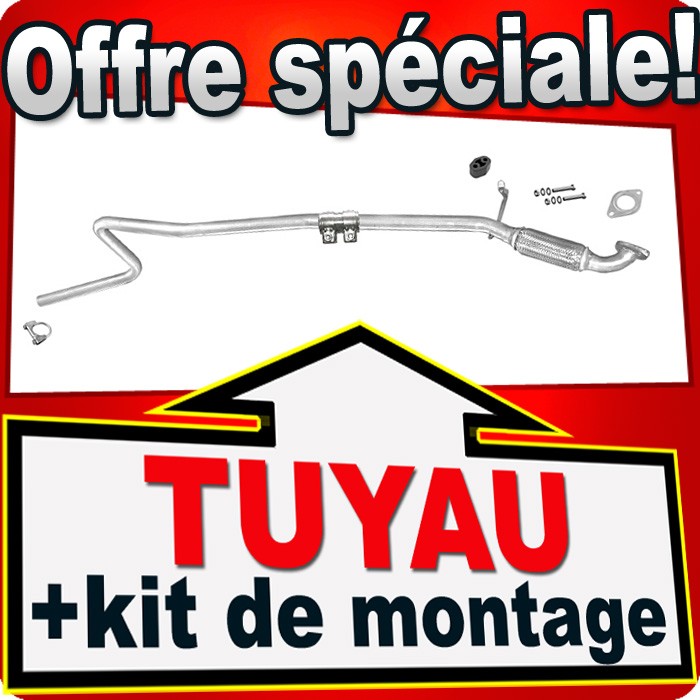 Tuyau d'échappement pour réparation mécanique de Mazda 2 1.4 16V 2003-2007
