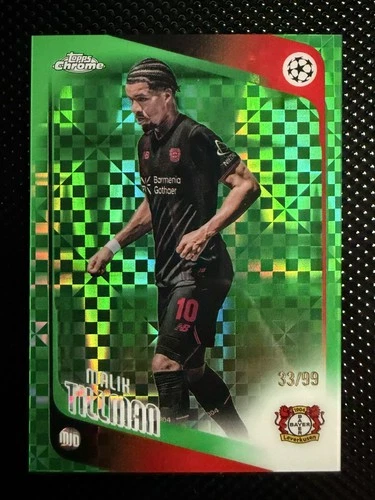 2025-26 Topps Chrome UCC MALIK TILLMAN Green Geometric Refractor /99 MINT