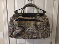 Route 66 Tapestry Travel Bag Tote Carry-On Luggage Weekend Bag #S207