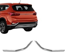 For 2019-2020 Hyundai Santa Fe Rear Bumper Trim Molding Chrome Leftright Pair For 2019-2020 Hyundai Santa Fe Rear Bumper Trim Molding Chrome Leftright Pair