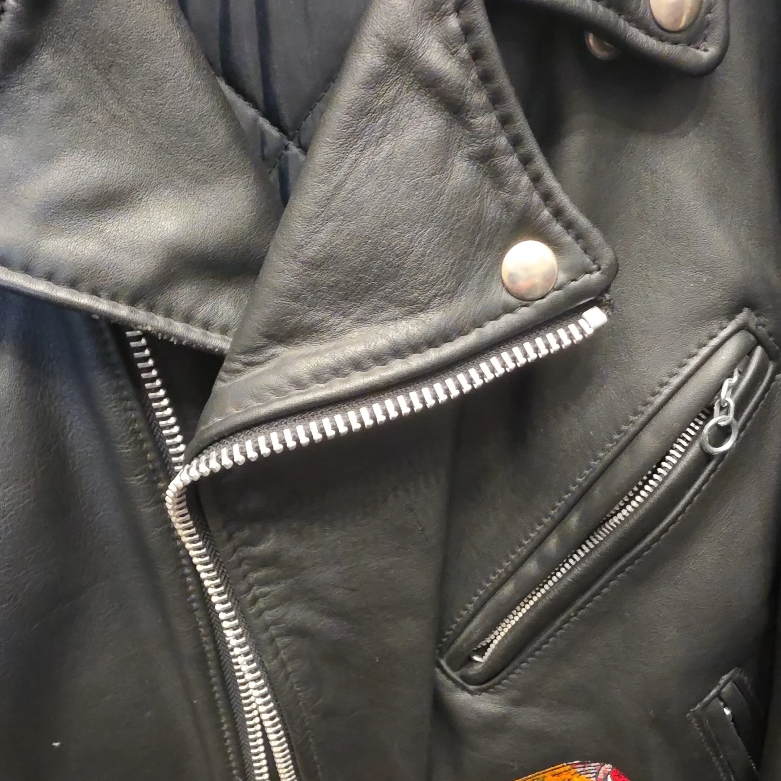 Vintage Indian Motocycle USA Leather Jacket Motorcycle Choppers 80s 90s Sz42 image 15