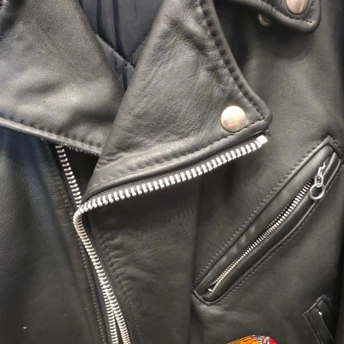Vintage Indian Motocycle USA Leather Jacket Motorcycle Choppers 80s 90s Sz42 image 15