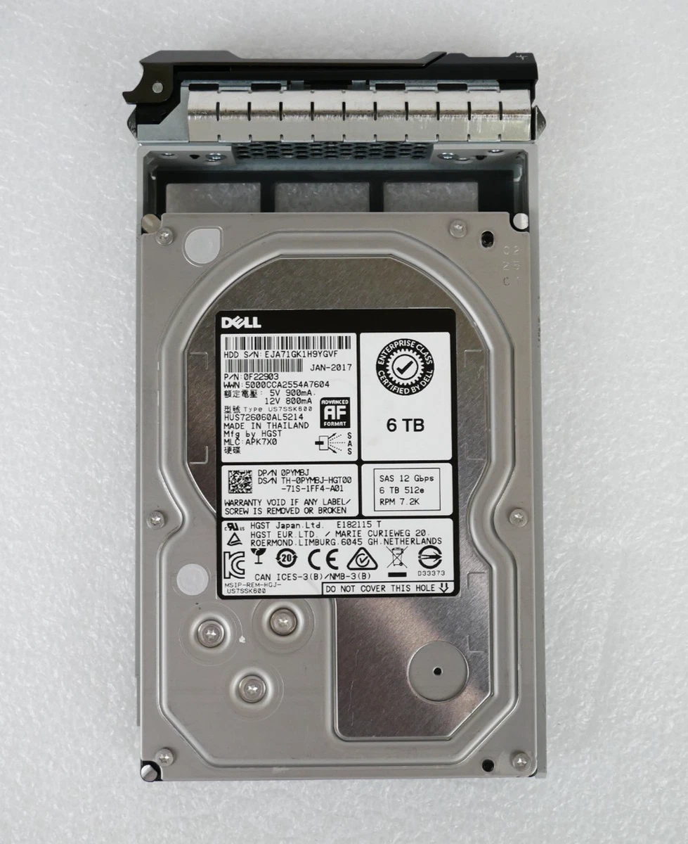 Dell SAS 6TB Internal Hard Disk Drives for sale | eBay