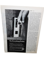 1974 Vintage Kodak Instamatic 60 Ad Pocket Camera 1970s Print Photography Promo
