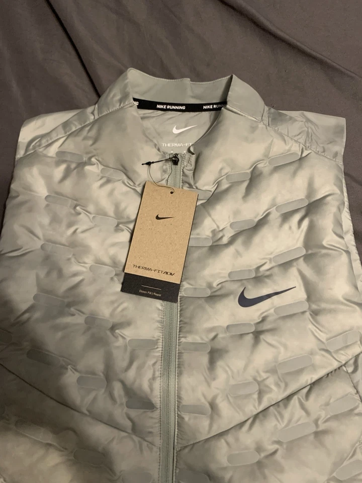 $190 Nike Therma-FIT Jade Vest ADV AeroLoft Men’s M Repel Running FB7542-370 New - Image 2 of 4