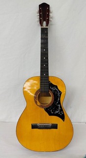 Vintage Steel Reinforced Neck 6 String Wooden Acoustic Guitar