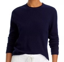 AQUA Cashmere 100 Cashmere Rolled Edge Sweater size XS