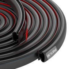 Weather Stripping Door Seal Strip, D Shape Self Adhesive Rubber Window Seal New