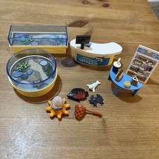 Playmobil Aquarium incomplete spares octopus fish crab food