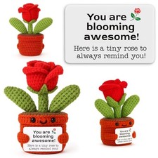 Inspirational Rose Flower Gifts for Women - Funny Handmade Positive Awesome