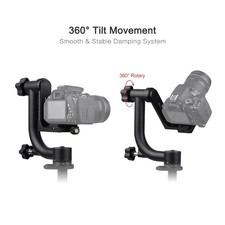 Andoer Heavy Duty Metal Panoramic Gimbal Tripod Head With Arca- Standa UCIA