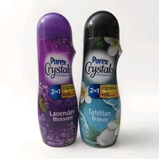 Purex Crystals Lavender 21 oz + Tahitian Breeze 21 oz 2-Pack Scent Booster Combo