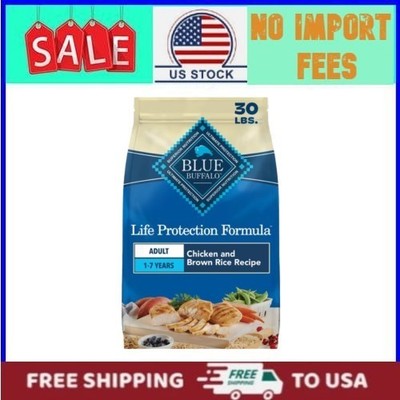 Blue Buffalo Life Protection Formula Adult Dry Dog Food, Chicken & Rice 30lb