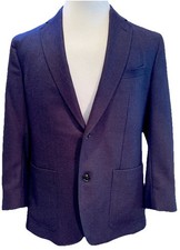 TED BAKER Endurance Purple Wool Sport Coat Blazer Size 42S P19097