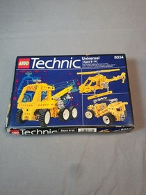 LEGO Technic 8034 Universal Set 100% Complete W/Box & Instructions