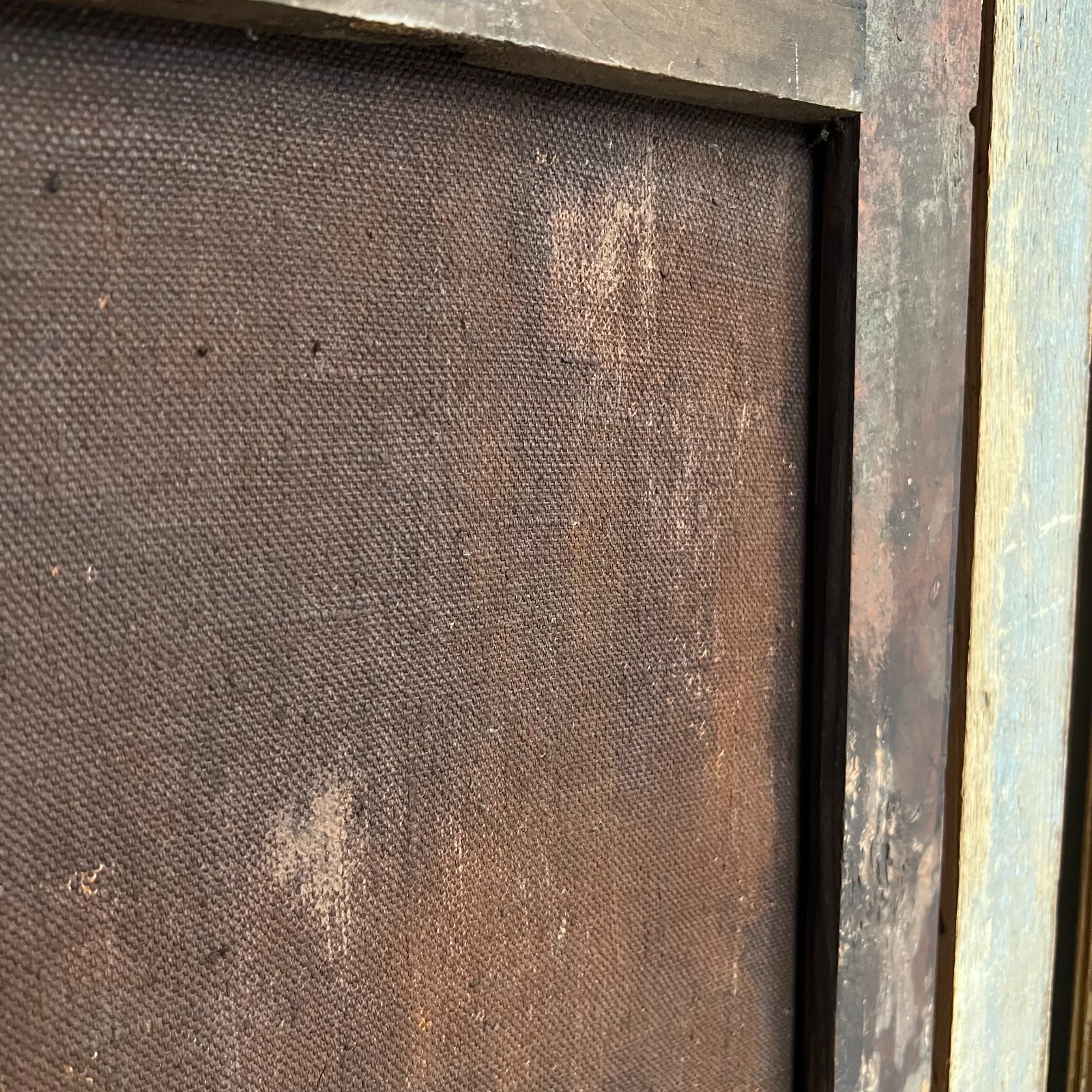 Painting, oil on canvas, pair of large still lifes flowers 18th century