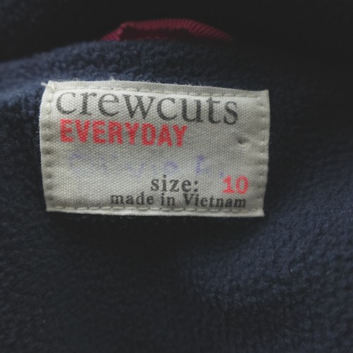 J Crew Crewcuts Jacket Girls 10 Navy Blue Quilted Puffer Parka Classic - Picture 3 of 15