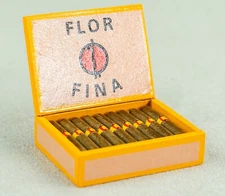 Pixi Statuette 5603 Box of Cigars Rare Metal Model 1994 L'Objet Mythe Tintin