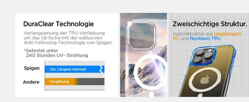 Funda protectora híbrida Spigen Magsafe para iPhone 15 Pro - Imagen 21 de 24