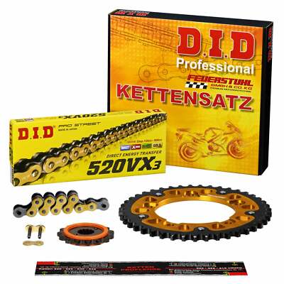 Kettensatz Yamaha MT-03 (RM05) 12-14, DID VX3 EXTRA GOLD G&B, X-Ring, Stealth S