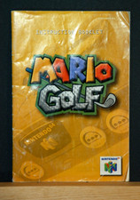 MARIO GOLF Manual Only Nintendo 64  NTSC-U/C