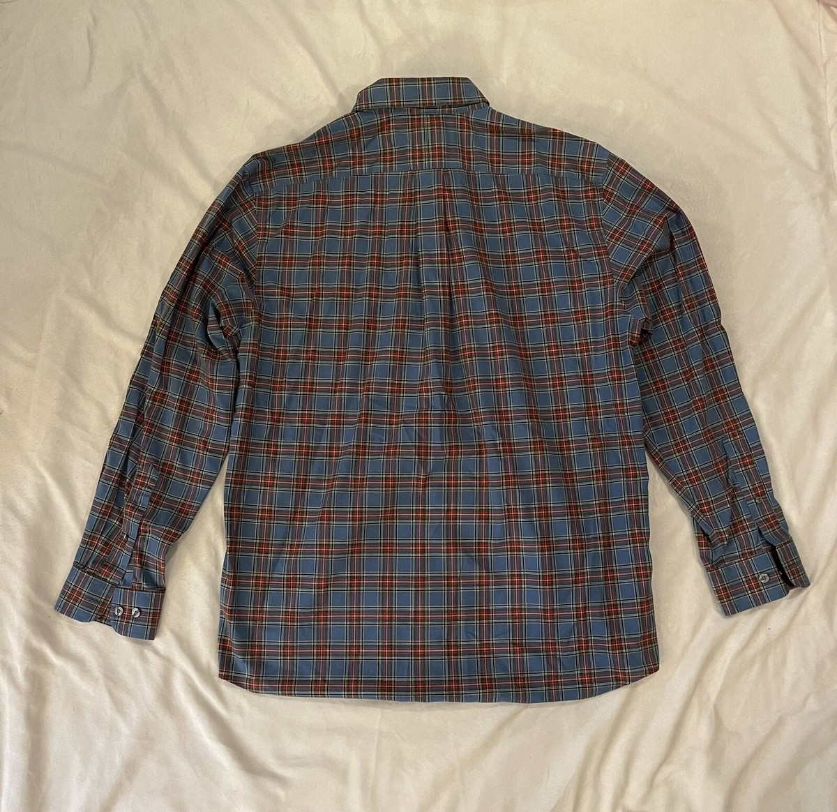 トップス uenui RETRO CHECK BUTTON SHIRT retro check button