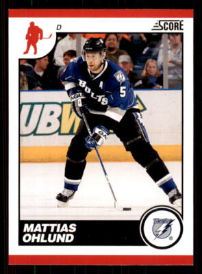 2010-11 Score #436 Mattias Ohlund Tampa Bay Lightning