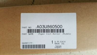 Genuine Konica A03U860500 Middle Paper Exit Roller Bizhub Pro C5500 C5501 C6500