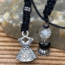 Crystal ball Magic Bottle Vial jewelry set