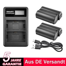 2x Akku EN-EL15 für Nikon D800 D800E D600 D7...