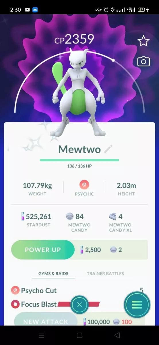 Pokemon Go Shiny Mewtwo