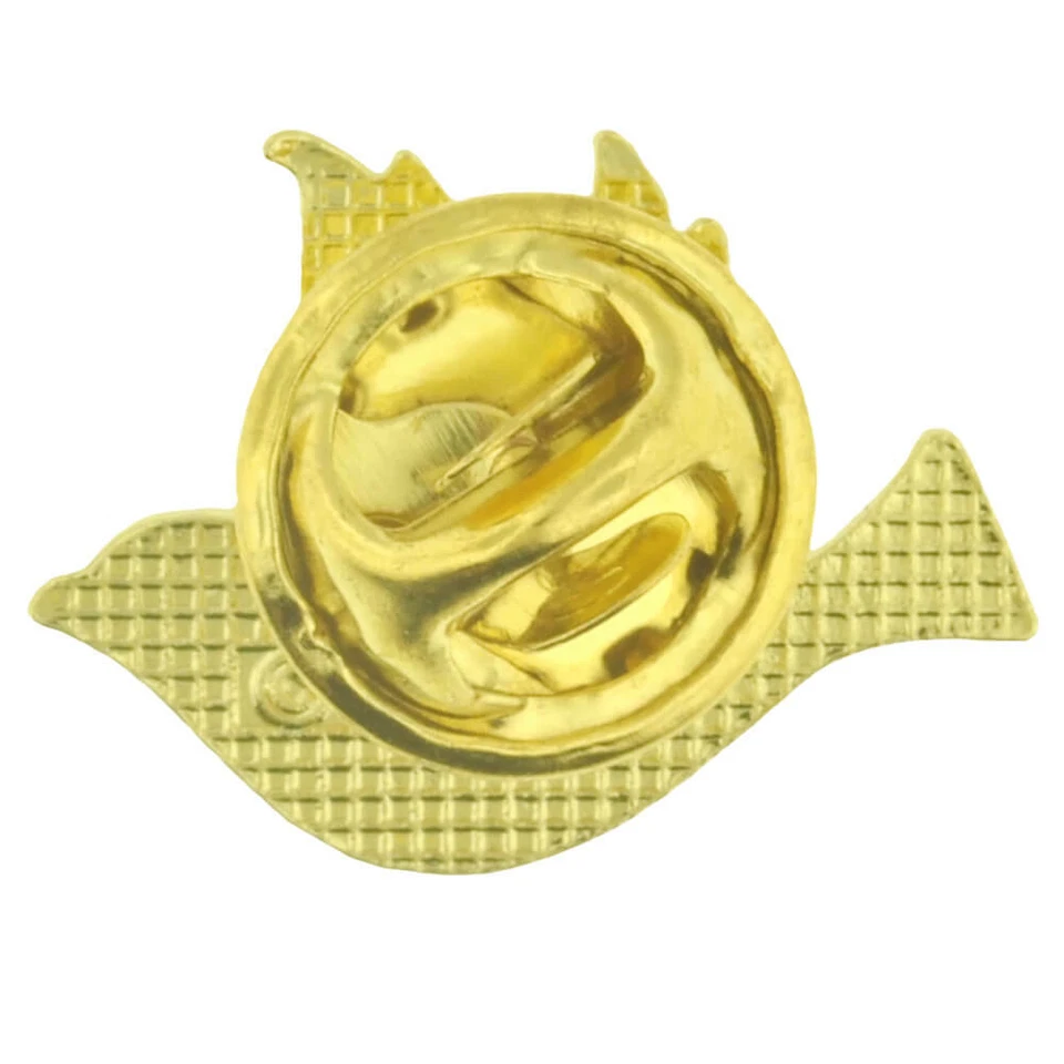 PinMart's White Dove Gold Plated Enamel Lapel Pin - Image 3 of 3