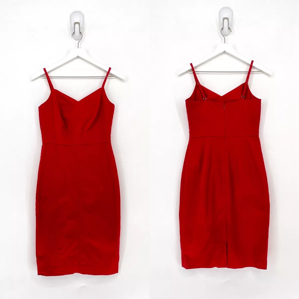 banana republic red dress