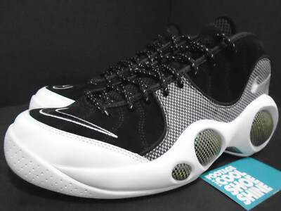 08 NIKE AIR ZOOM FLIGHT PREMIUM JASON KIDD PENNY BLACK WHITE GREY