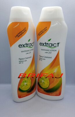 2 x Extract Whitening Papaya Calamansi Lotion (200ml) mit LSF 10.