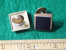 Vintage Early Gold Filled  Onyx Cuff Links, Nice Working Wearable Order