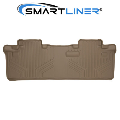 SMARTLINER Custom Fit Floor Mat 2nd Row Tan 2011-2020 Toyota Sienna 8 Passenger