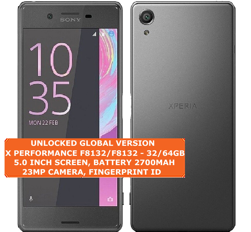 Sony Xperia X Performance F8131 F8132 Single Dual Sim 3gb 32 64gb Smartphone Lte Ebay