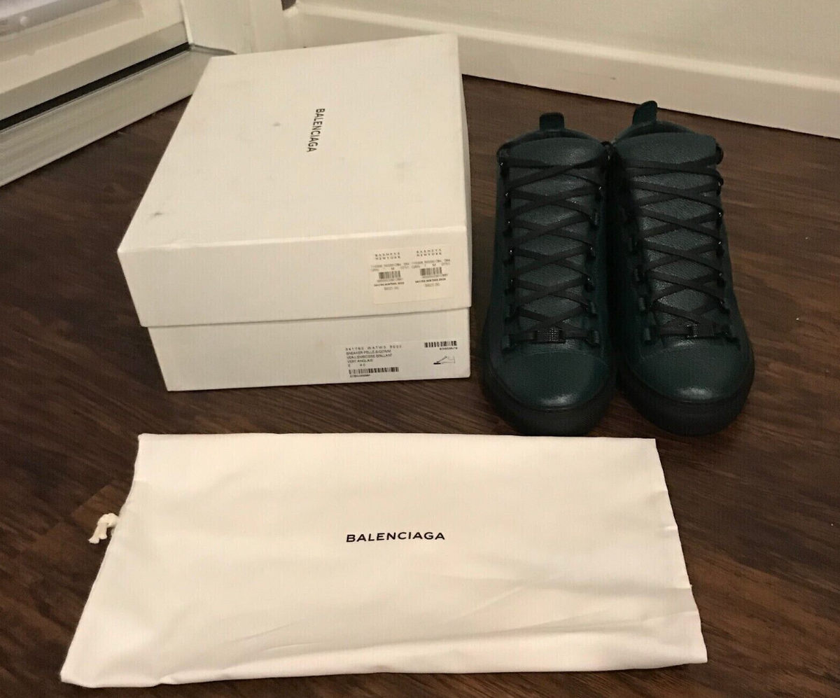 Balenciaga Arena High Green Stingray Brand New 100% Authentic | eBay