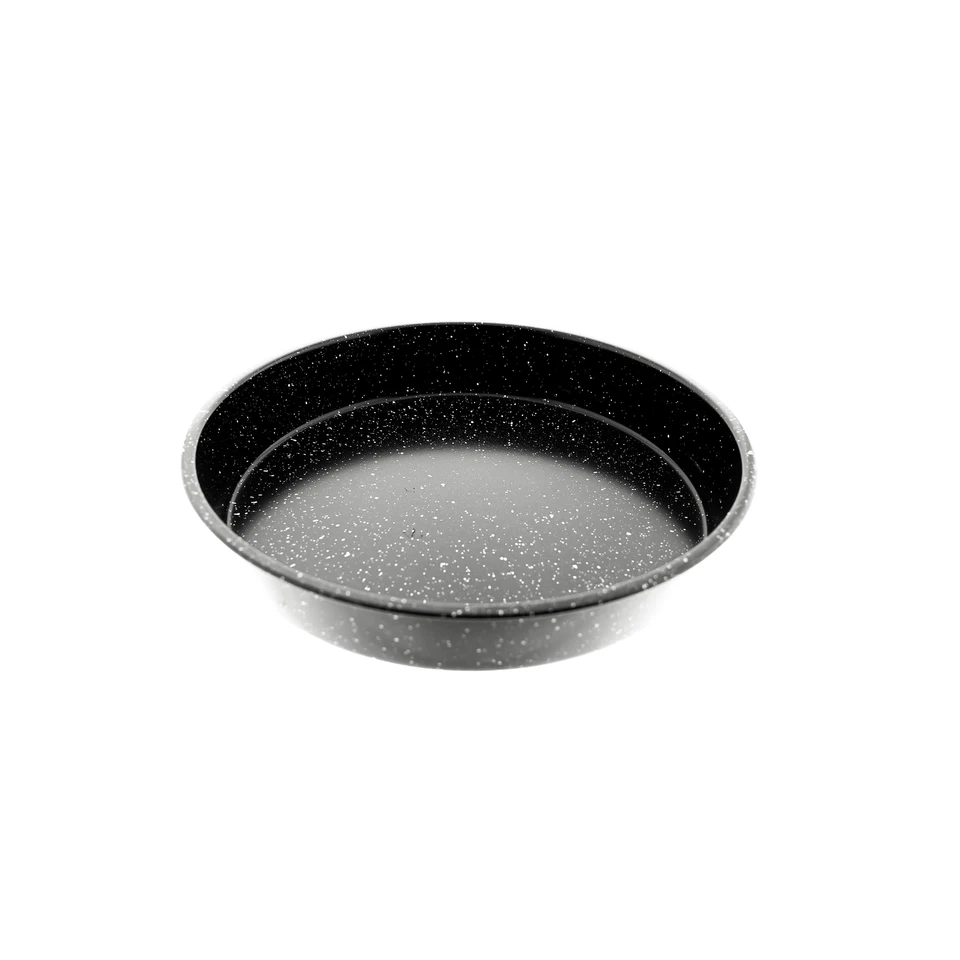 3er Set Backofenblech Tepsi aus Granit Ø28/Ø32/Ø36 cm in Schwarz - Bild 2 von 4