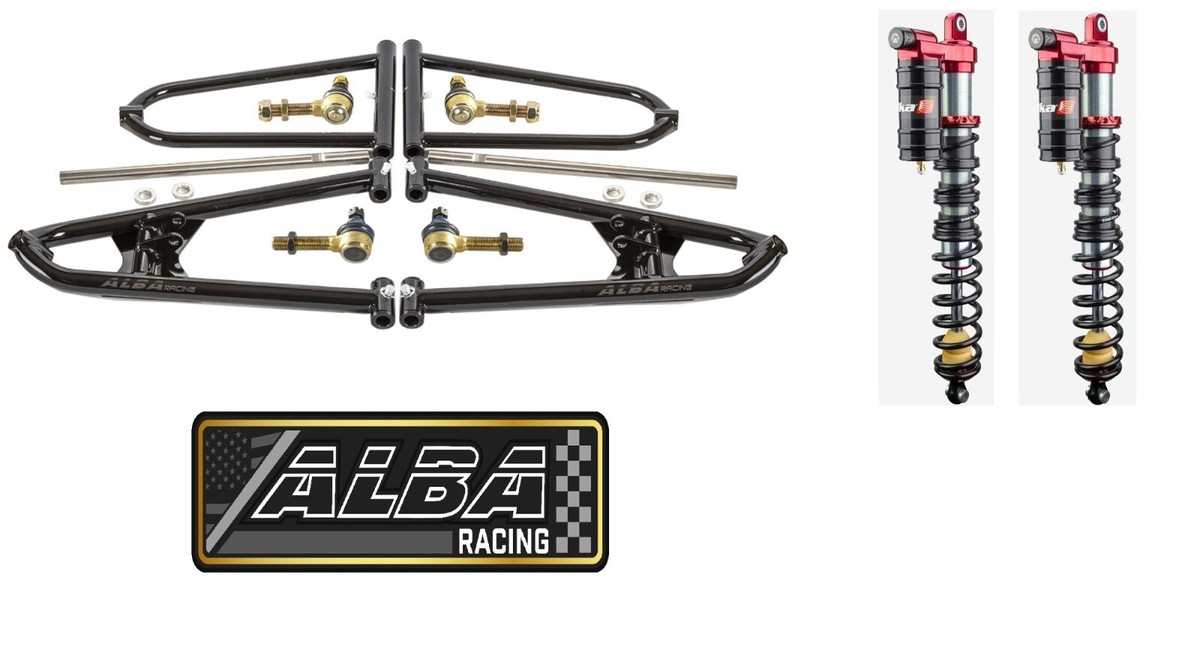 YFZ 450 06 up Chromoly A Arms +2 Elka Legacy Series Front Shocks