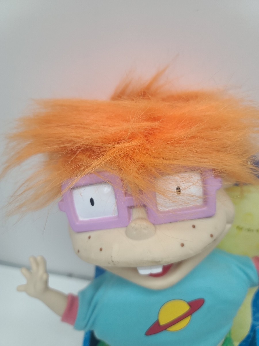 1997 Nickelodeon Rugrats Scared Chuckie Finster Doll Vinyl
