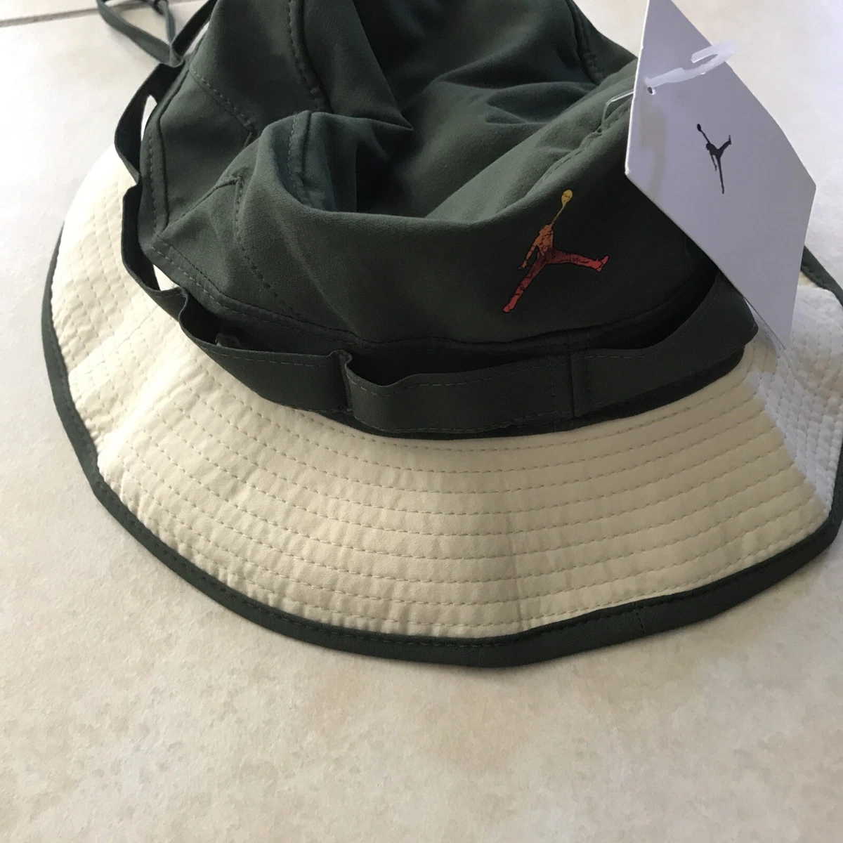 Nike Jordan Zion Bucket Hat Size S/M Carbon Green NWT DJ6123-335