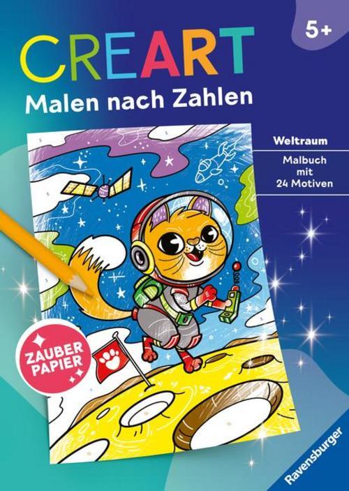 Thumbnail - Ravensburger Creart Malen Nach Zahlen Ab 5: Weltraum, Malbuch, 24