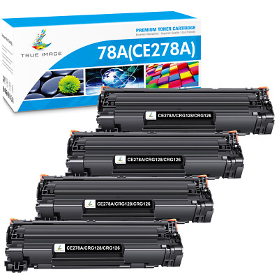 4 Pack CE278A Toner For HP LaserJet Pro M1536DNF MFP P1560 P1566 P1600 P1606DN