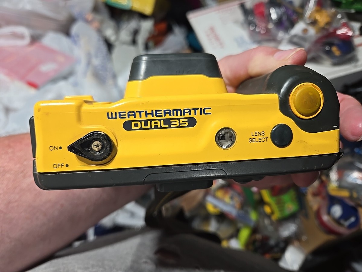 Minolta Weathermatic Dual 35 Yellow Point & Shoot Film Camera | eBay