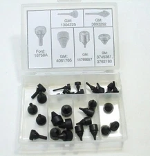 GM Rubber Bumpers Seal Glove Box License Plate Ash Tray Gas Door Console Kit #1