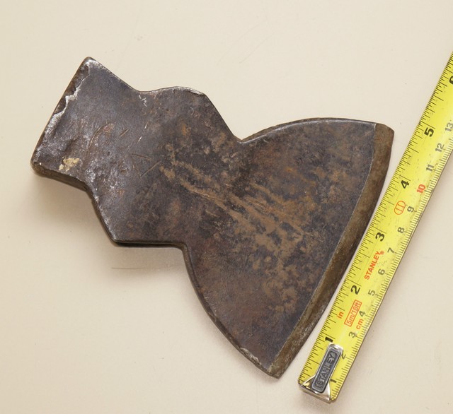 VINTAGE AXE HATCHET STEEL HEAD 55/8" X 43/4" eBay