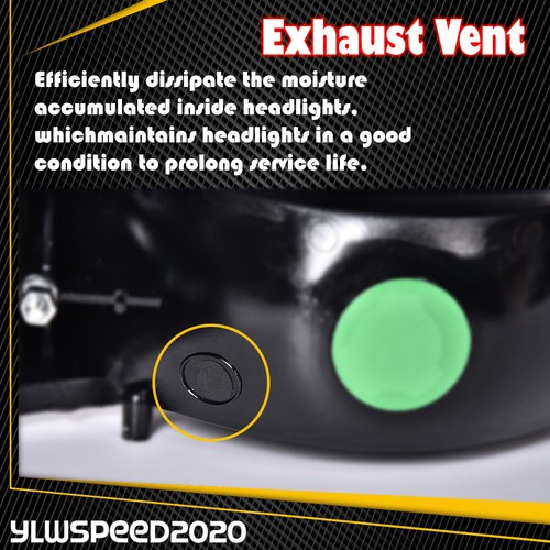 Pair Headlights W/ Corner Signal Bumper Lamps Fit For 92-96 Ford F150 F250 F350 - Picture 2 of 15